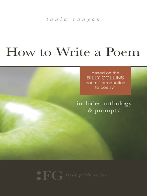 Title details for How to Write a Poem by Tania Runyan - Wait list